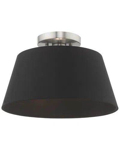 Livex Lighting Livex Belclaire 1 Light Brushed Nickel Ceiling Mount