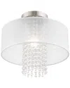 Livex Lighting Livex Bella Vista 1-light Brushed Nickel Ceiling Mount