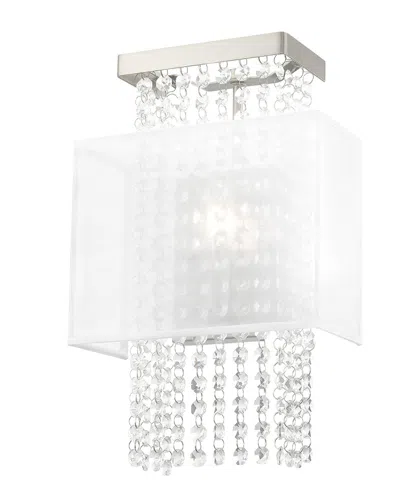 Livex Lighting Livex Bella Vista 1 Lt Brushed Nickel Ada Wall Sconce