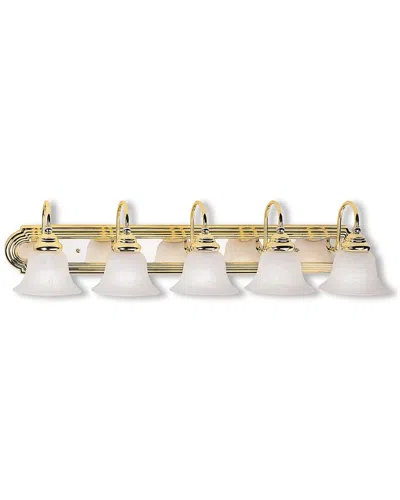 Livex Lighting Livex Belmont 5-light Pb & Polished Chrome Bath-light
