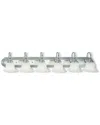 Livex Lighting Livex Belmont 6-light Bn & Polished Chrome Bath-light