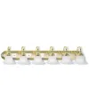 Livex Lighting Livex Belmont 6-light Pb & Polished Chrome Bath-light