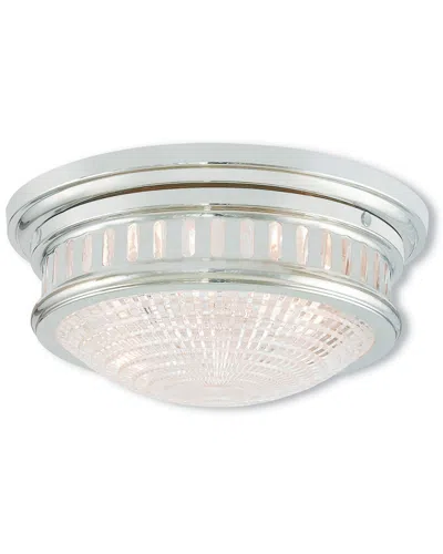 Livex Lighting Livex Berwick 2-light Polished Nickel Ceiling Mount