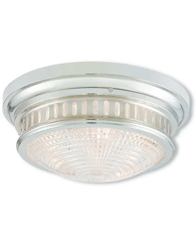Livex Lighting Livex Berwick 3-light Polished Nickel Ceiling Mount