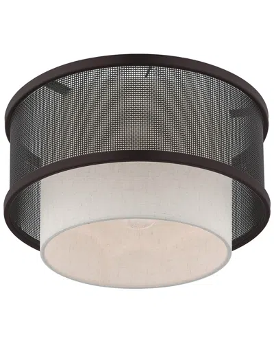 Livex Lighting Livex Braddock 1 Light Bronze Ceiling Mount
