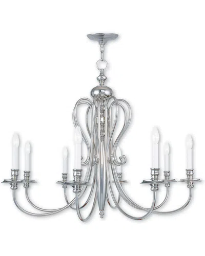 Livex Lighting Livex Caldwell 8-light Polished Nickel Chandelier