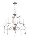 Livex Lighting Livex Callisto 5-light Brushed Nickel Chandelier
