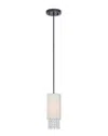 Livex Lighting Livex Carlisle 1 Lt Ebz Mini Pendant