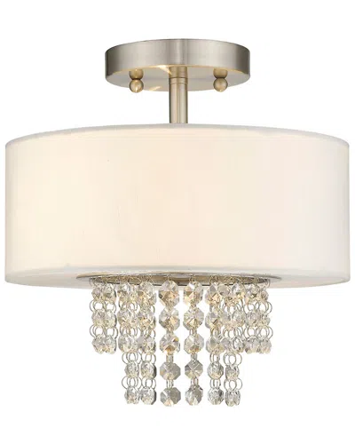 Livex Lighting Livex Carlisle 2-light Brushed Nickel Ceiling Mount