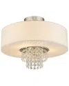 Livex Lighting Livex Carlisle 3-light Brushed Nickel Ceiling Mount