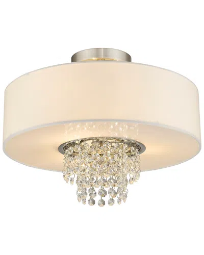 Livex Lighting Livex Carlisle 3-light Brushed Nickel Ceiling Mount