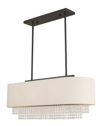 Livex Lighting Livex Carlisle 3 Light English Bronze Linear Chandelier