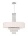Livex Lighting Livex Carlisle 5-light Brushed Nickel Pendant