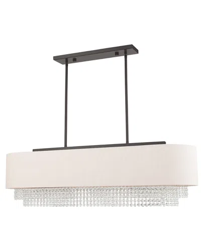 Livex Lighting Livex Carlisle 5 Light English Bronze Linear Chandelier