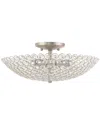 Livex Lighting Livex Cassandra 3 Light Brushed Nickel Ceiling Mount