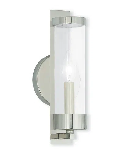Livex Lighting Livex Castleton 1-light Polished Nickel Wall Sconce