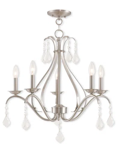 Livex Lighting Livex Caterina 5-light Brushed Nickel Chandelier