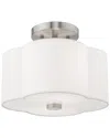 Livex Lighting Livex Chelsea 2 Light Brushed Nickel Ceiling Mount