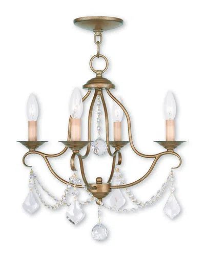Livex Lighting Livex Chesterfield 4-light Agl Mini Chandelier