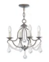 Livex Lighting Livex Chesterfield 4-light Vbr Mini Chandelier