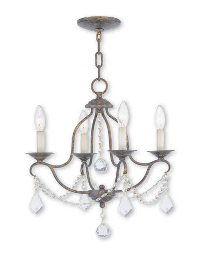 Livex Lighting Livex Chesterfield 4-light Vbr Mini Chandelier