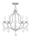 Livex Lighting Livex Chesterfield 5-light Brushed Nickel Chandelier