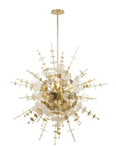 Livex Lighting Livex Circulo 12 Light Satin Brass Grand Foyer Pendant Chandelier