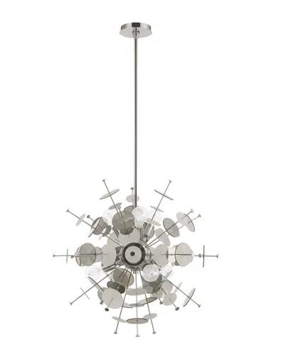 Livex Lighting Livex Circulo 6 Lt Polished Chrome Pendant Chandelier