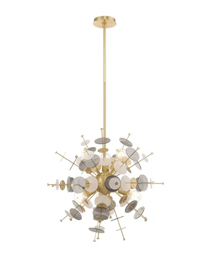 Livex Lighting Livex Circulo 6 Lt Satin Brass Pendant Chandelier