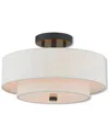 Livex Lighting Livex Claremont 2 Light Ebz Ceiling Mount