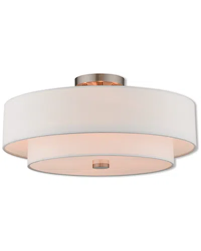 Livex Lighting Livex Claremont 4 Light Bn Ceiling Mount