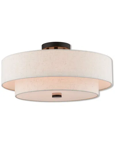 Livex Lighting Livex Claremont 4 Light Ebz Ceiling Mount