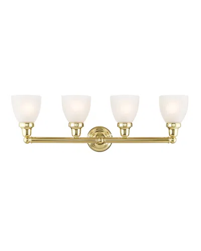 Livex Lighting Livex Classic 4-light Polished Brass Bath-light