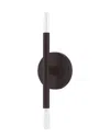 Livex Lighting Livex Copenhagen 2 Lt Bronze Ada Wall Sconce