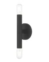 Livex Lighting Livex Copenhagen 2 Lt Black Ada Wall Sconce