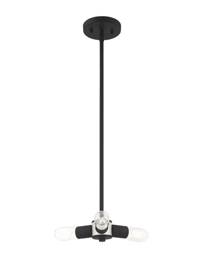 Livex Lighting Livex Copenhagen 3 Light Black Mini Chandelier