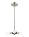 Livex Lighting Livex Copenhagen 3 Lt Brushed Nickel Mini Chandelier