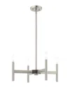 Livex Lighting Livex Copenhagen 4 Light Brushed Nickel Mini Chandelier