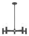 Livex Lighting Livex Copenhagen 5 Lt Scandinavian Gray Chandelier