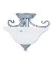 Livex Lighting Livex Coronado 1-light Brushed Nickel Ceiling Mount