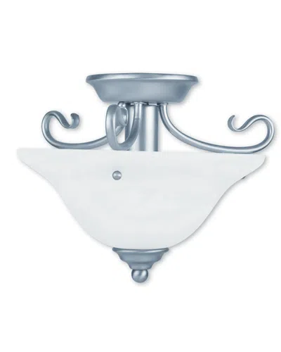 Livex Lighting Livex Coronado 1-light Brushed Nickel Ceiling Mount