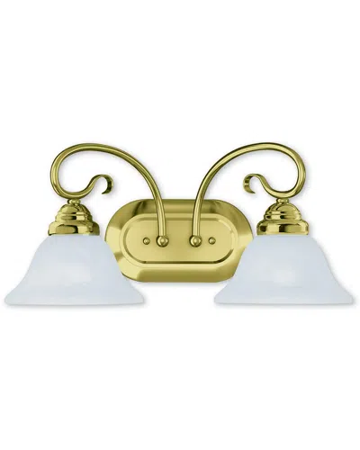 Livex Lighting Livex Coronado 2-light Polished Brass Bath-light