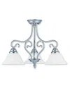 Livex Lighting Livex Coronado 3-light Brushed Nickel Chandelier