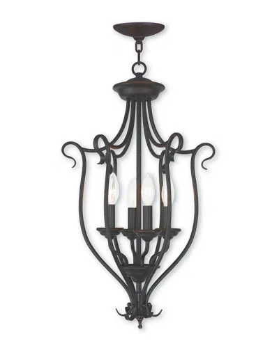 Livex Lighting Livex Coronado 4-light Bronze Foyer Chandelier