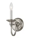 Livex Lighting Livex Cranford 1-light Brushed Nickel Wall Sconce
