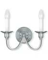 Livex Lighting Livex Cranford 2-light Brushed Nickel Wall Sconce
