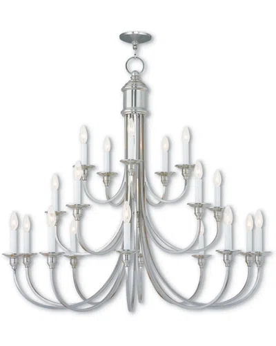 Livex Lighting Livex Cranford 20-light Brushed Nickel Foyer Chandelier
