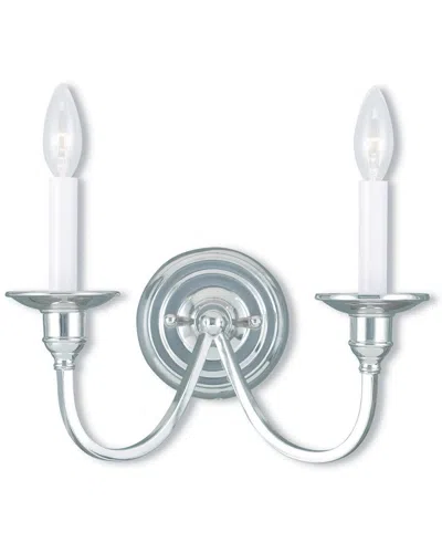Livex Lighting Livex Cranford 2-light Polished Nickel Wall Sconce