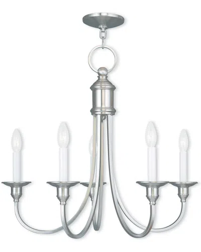 Livex Lighting Livex Cranford 5-light Brushed Nickel Chandelier
