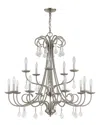 Livex Lighting Livex Daphne 15 Light Ch Foyer Chandelier